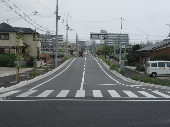 魚住支所前線完成写真（北側より）