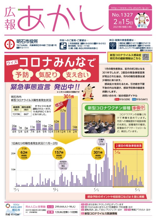 広報あかし2月15日号