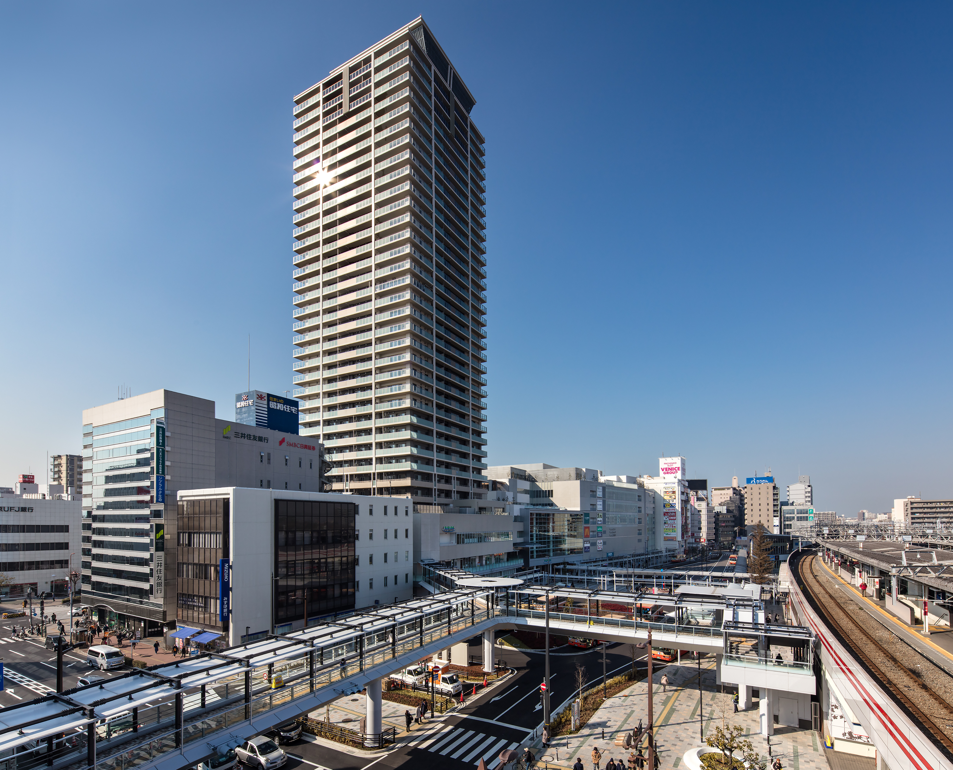 俯瞰写真（明石駅前南）